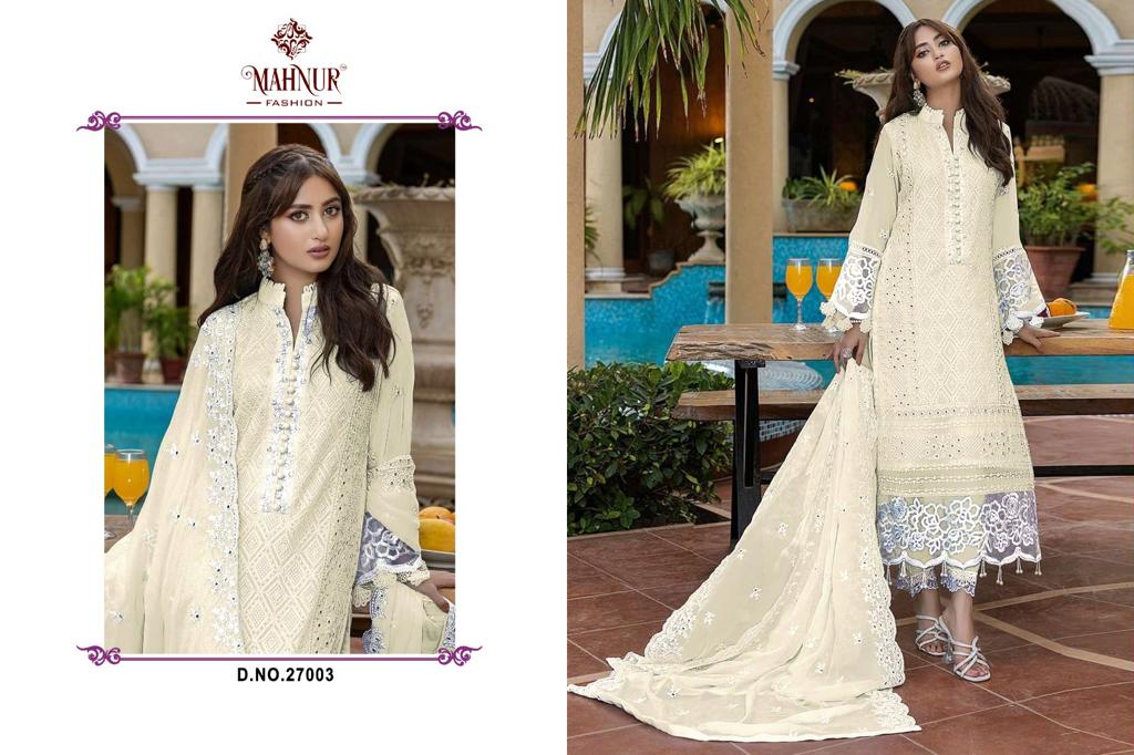 Mahnur Vol 27 Designer Pakistani Suits Catalog
